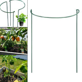 Maxbell Iron Plant Support Ring Plant Cages for Vegetable Climbing Plant Garden Round