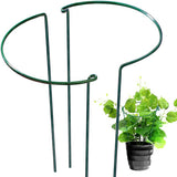 Maxbell Iron Plant Support Ring Plant Cages for Vegetable Climbing Plant Garden Round