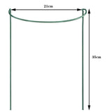 Maxbell Iron Plant Support Ring Plant Cages for Vegetable Climbing Plant Garden Round