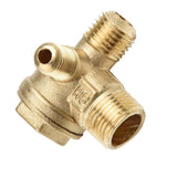Maxbell External Thread Compressor Check Valve 1/2"x3/8"x1/8" Compressor Part