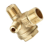 Maxbell External Thread Compressor Check Valve 1/2"x3/8"x1/8" Compressor Part