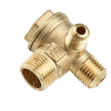 Maxbell External Thread Compressor Check Valve 1/2"x3/8"x1/8" Compressor Part