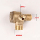 Maxbell External Thread Compressor Check Valve 1/2"x3/8"x1/8" Compressor Part
