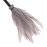 Maxbell Halloween Witch Broom witch Flying Felt for Party Halloween Decor Gray