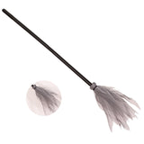 Maxbell Halloween Witch Broom witch Flying Felt for Party Halloween Decor Gray