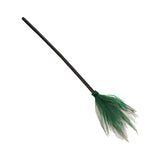 Maxbell Halloween Witch Broom witch Flying Felt for Party Halloween Decor Green