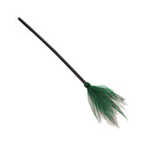 Maxbell Halloween Witch Broom witch Flying Felt for Party Halloween Decor Green