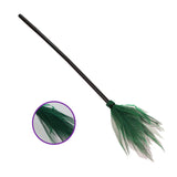 Maxbell Halloween Witch Broom witch Flying Felt for Party Halloween Decor Green