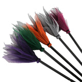 Maxbell Halloween Witch Broom witch Flying Felt for Party Halloween Decor Purple