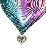 Maxbell Wind Chimes Swivel Memorial Stainless Steel Unique for Souvenir Gift Outside 25cmx36cm