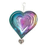 Maxbell Wind Chimes Swivel Memorial Stainless Steel Unique for Souvenir Gift Outside 25cmx36cm