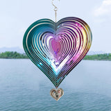 Maxbell Wind Chimes Swivel Memorial Stainless Steel Unique for Souvenir Gift Outside 25cmx36cm