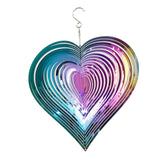 Maxbell Wind Chimes Swivel Memorial Stainless Steel Unique for Souvenir Gift Outside 20cmx28.8cm