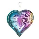 Maxbell Wind Chimes Swivel Memorial Stainless Steel Unique for Souvenir Gift Outside 20cmx28.8cm