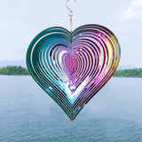 Maxbell Wind Chimes Swivel Memorial Stainless Steel Unique for Souvenir Gift Outside 20cmx28.8cm