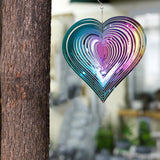 Maxbell Wind Chimes Swivel Memorial Stainless Steel Unique for Souvenir Gift Outside 20cmx28.8cm