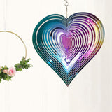 Maxbell Wind Chimes Swivel Memorial Stainless Steel Unique for Souvenir Gift Outside 20cmx28.8cm