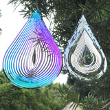 Maxbell Wind Chimes Stainless Steel Memorial Unique for garden Birthday Colorful 30cmx20cm