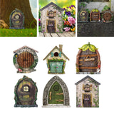 Maxbell 6 Pieces Fairy Tale Door Decoration Gifts DIY Accs for Fairy Garden Outdoor