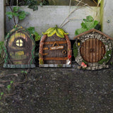 Maxbell 6 Pieces Fairy Tale Door Decoration Gifts DIY Accs for Fairy Garden Outdoor