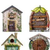Maxbell 6 Pieces Fairy Tale Door Decoration Gifts DIY Accs for Fairy Garden Outdoor
