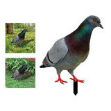 Maxbell Fairy Garden Stake Standing Decoration Animal Statue for Lawn Yard Backyard StyleA