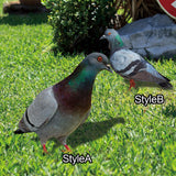 Maxbell Fairy Garden Stake Standing Decoration Animal Statue for Lawn Yard Backyard StyleA