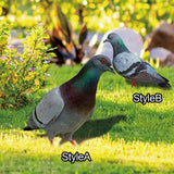 Maxbell Fairy Garden Stake Standing Decoration Animal Statue for Lawn Yard Backyard StyleA