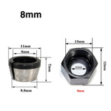 Maxbell 3Pcs Collet Chuck Adapter  with Nut 1/4" for Engraving Machine