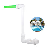 Maxbell Adjustable Pool Fountain Waterfall for Garden Outdoor Pool