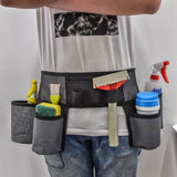 Maxbell Tool Waist Pouch Waterproof with Multi Pockets for Outdoor Home Garden