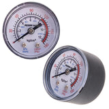 Maxbell Air Compressor Pressure Gauge Professional 1/8" NPT Bottom Mount for Oil