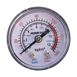 Maxbell Air Compressor Pressure Gauge Professional 1/8" NPT Bottom Mount for Oil