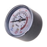 Maxbell Air Compressor Pressure Gauge Professional 1/8" NPT Bottom Mount for Oil