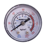 Maxbell Air Compressor Pressure Gauge Professional 1/8" NPT Bottom Mount for Oil