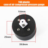 Maxbell Air Compressor Pressure Gauge Professional 1/8" NPT Bottom Mount for Oil