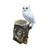 Maxbell Owl Statue Solar Light Decoration for Indoor Outdoor Yard Decor