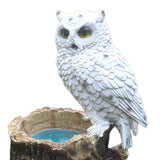 Maxbell Owl Statue Solar Light Decoration for Indoor Outdoor Yard Decor
