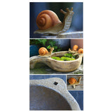 Maxbell Flower Pot Resin Statue Modern Bonsai Ornament for Yard Lawn Windowsill Duck Round