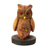 Maxbell Owl Shape Lawn Light Animal Statue Landscape Lamp for Yard Garden Patio Style A