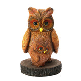 Maxbell Owl Shape Lawn Light Animal Statue Landscape Lamp for Yard Garden Patio Style A