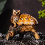 Maxbell Owl Shape Lawn Light Animal Statue Landscape Lamp for Yard Garden Patio Style C