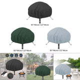 Maxbell Firepit Cover Oxford Fabric Weatherproof Durable Dust Proof for Barbecue black and small