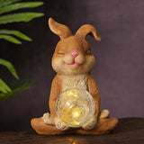 Maxbell Garden Statue with solar light Landscape for Outdoor Patio Decorative