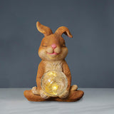 Maxbell Garden Statue with solar light Landscape for Outdoor Patio Decorative