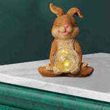 Maxbell Garden Statue with solar light Landscape for Outdoor Patio Decorative