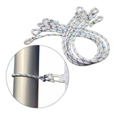 Maxbell Flagpole Rope Snap Clip Hooks Rope Flagpole Fittings Flag Pole Halyard Rope
