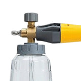 Maxbell Portable Foam Sprayer 1L Foam Watering Can Water Sprayer for Windows Washing Gray