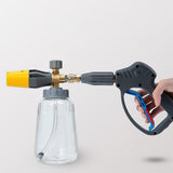 Maxbell Portable Foam Sprayer 1L Foam Watering Can Water Sprayer for Windows Washing Gray