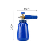 Maxbell Portable Foam Sprayer 1L Foam Watering Can Water Sprayer for Windows Washing Dark Blue